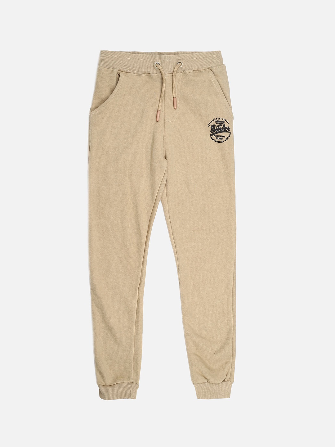 

Billion Boys Cotton Joggers Track Pants, Beige