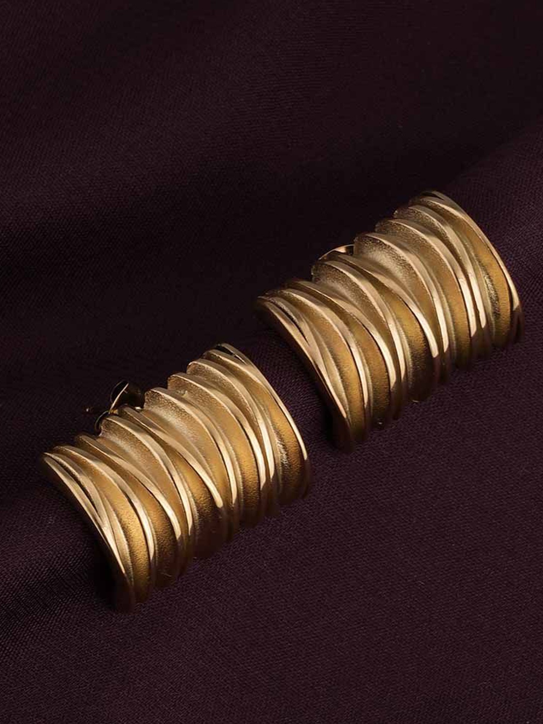 

PALMONAS Classic Studs Earrings, Gold