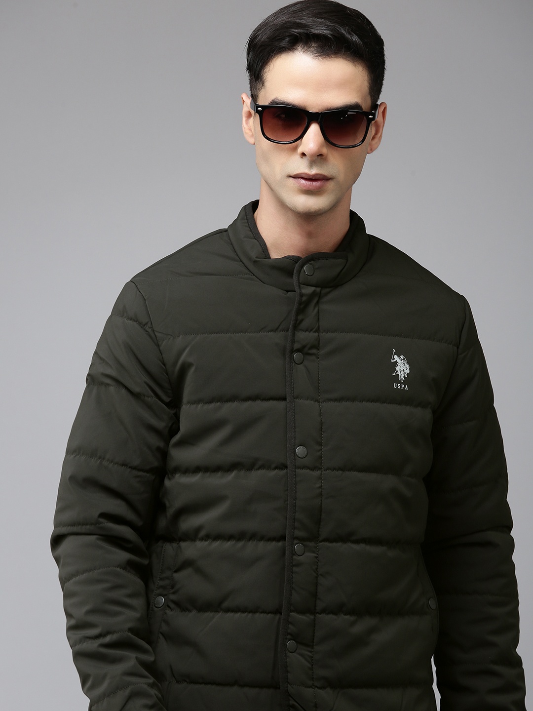 

U.S. Polo Assn. Solid Padded Jacket, Olive