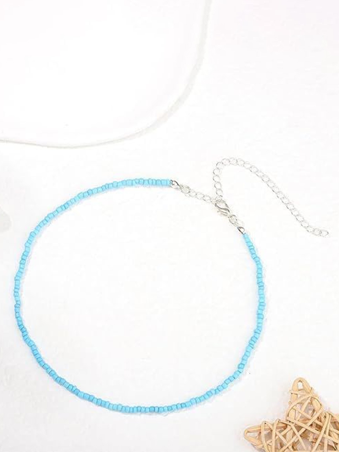 

HIGH TRENDZ Brass Handcrafted Necklace, Blue
