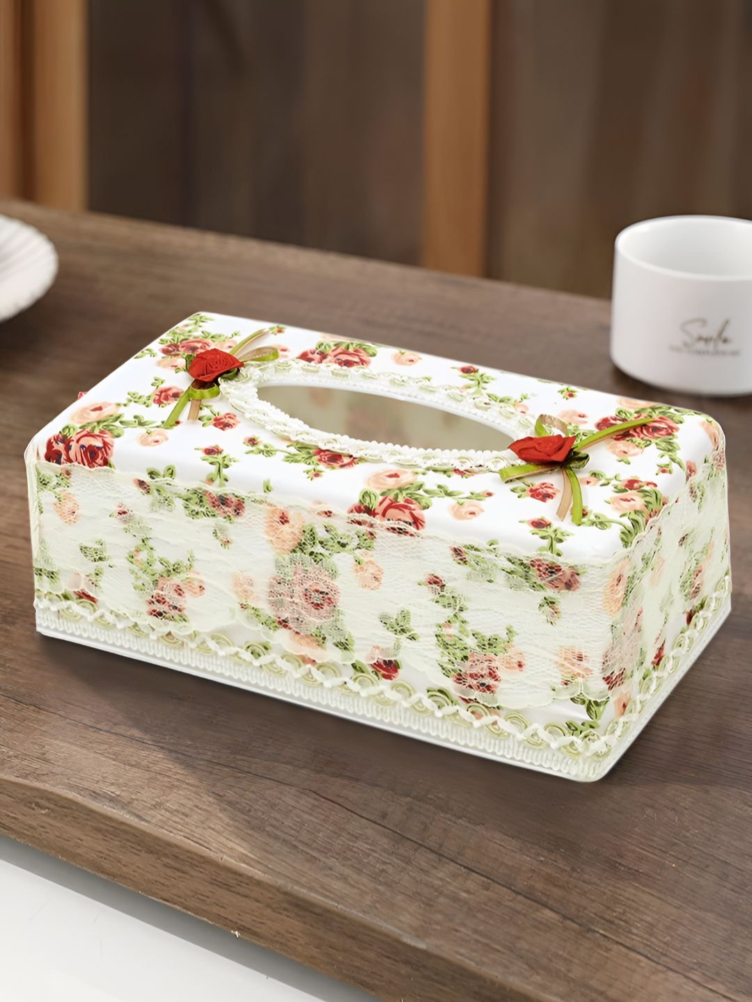 

HOKIPO Green Plastic Tissue Holders