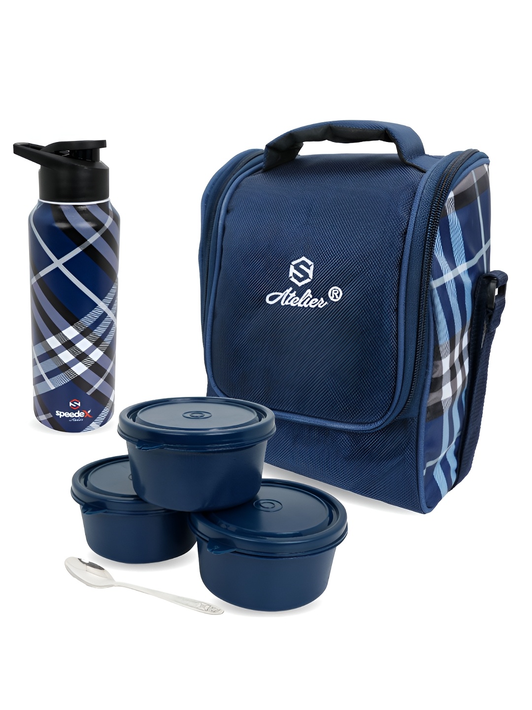 

Speedex Blue 2024 Stainless Steel Easy to Clean Lunch Box