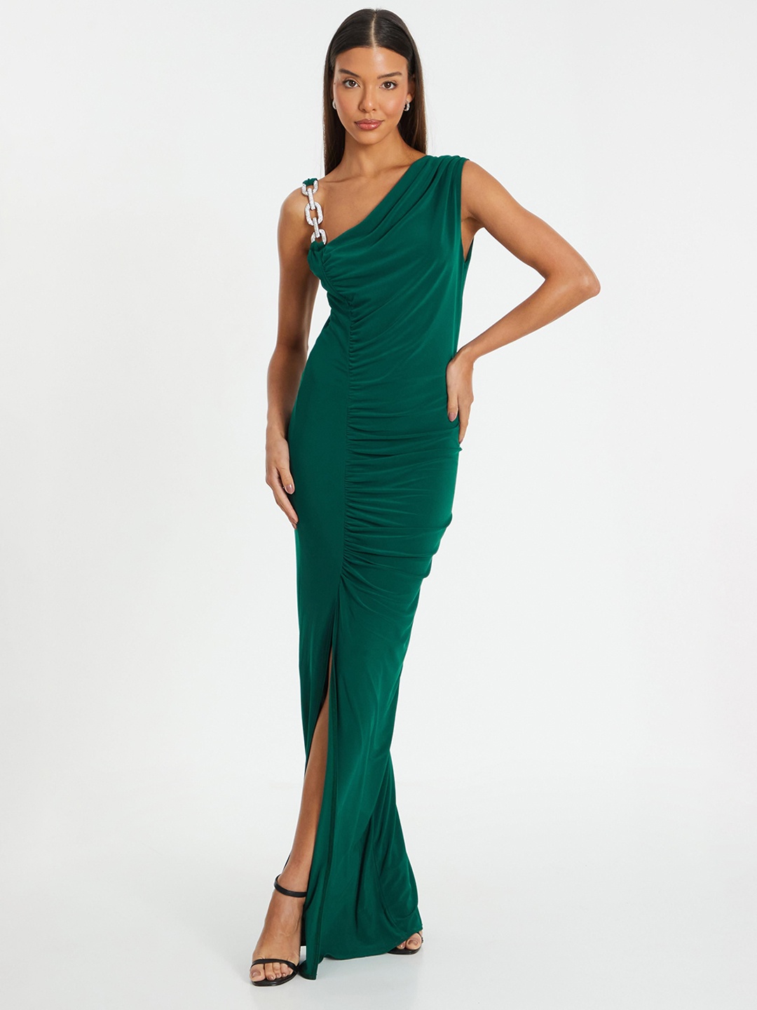 

QUIZ Bodycon Maxi Dress, Green