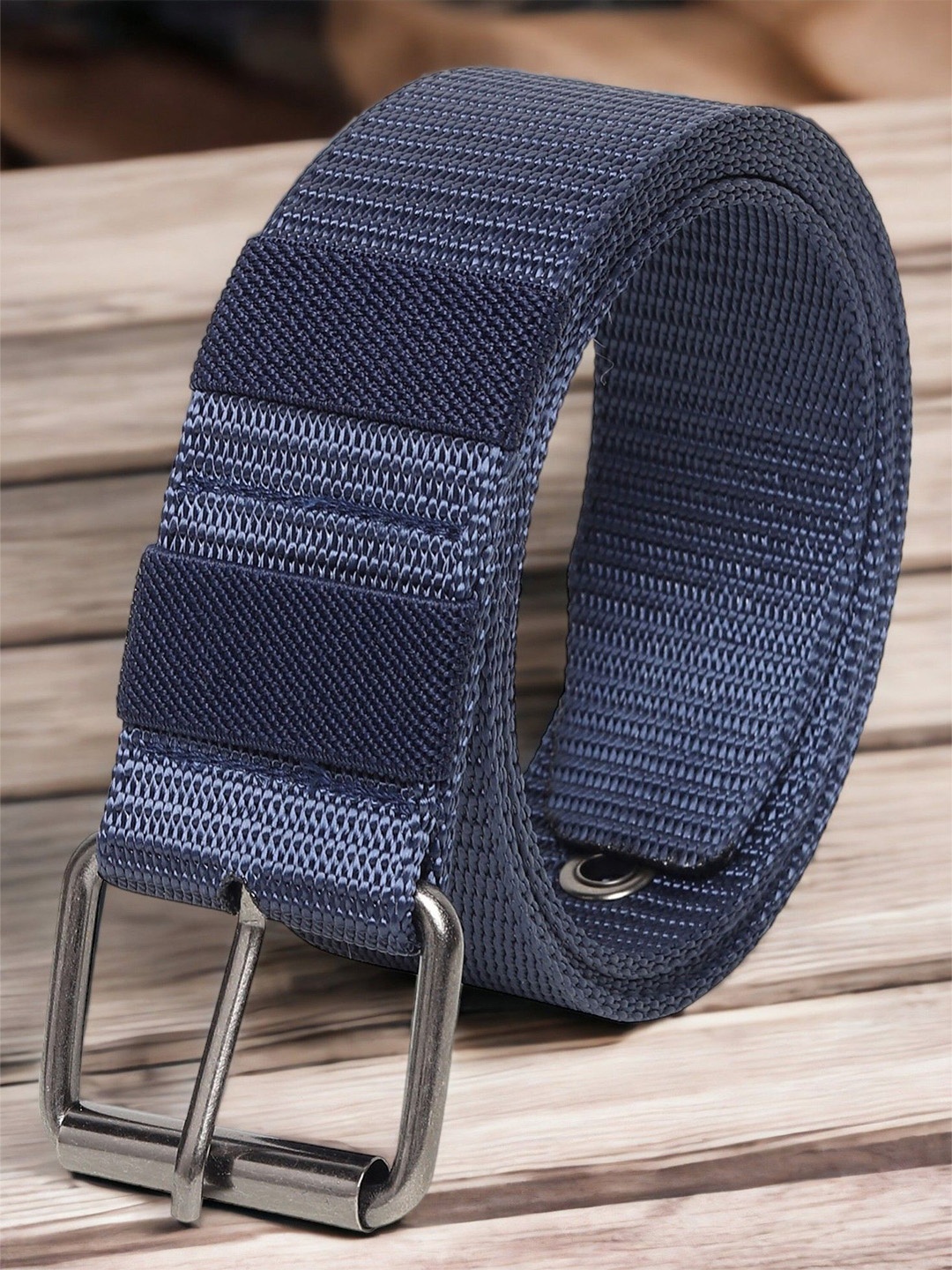 

glitchez Men Belt, Blue