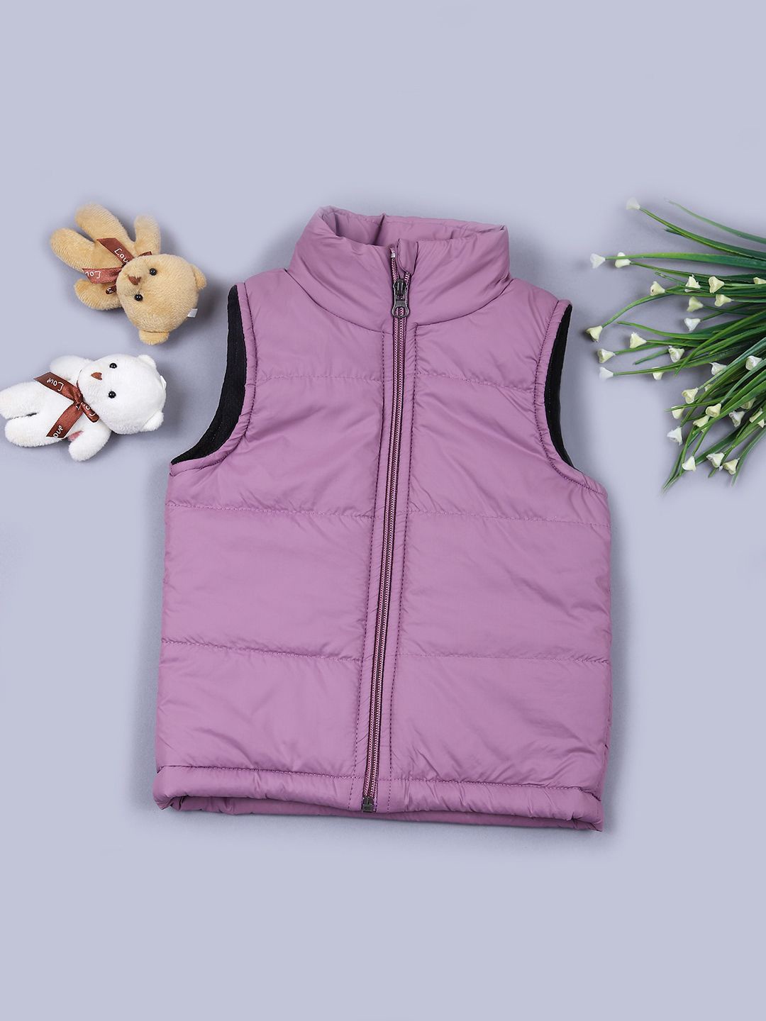

V-Mart Boys Quilted Jacket, Purple