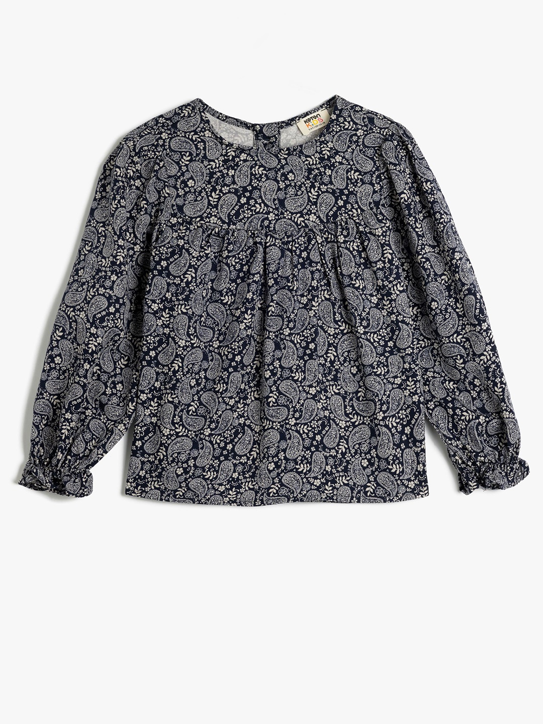 

Koton Print Top, Navy blue