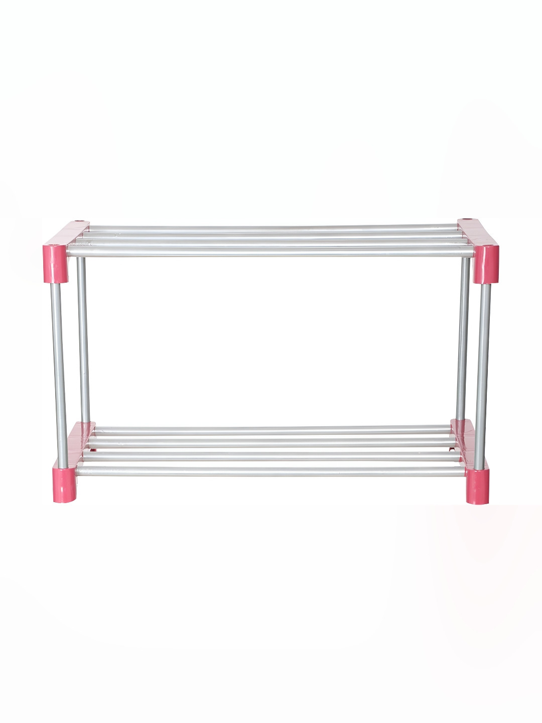 

Decent Hut 2-Tier Metal Shoe Rack, Pink