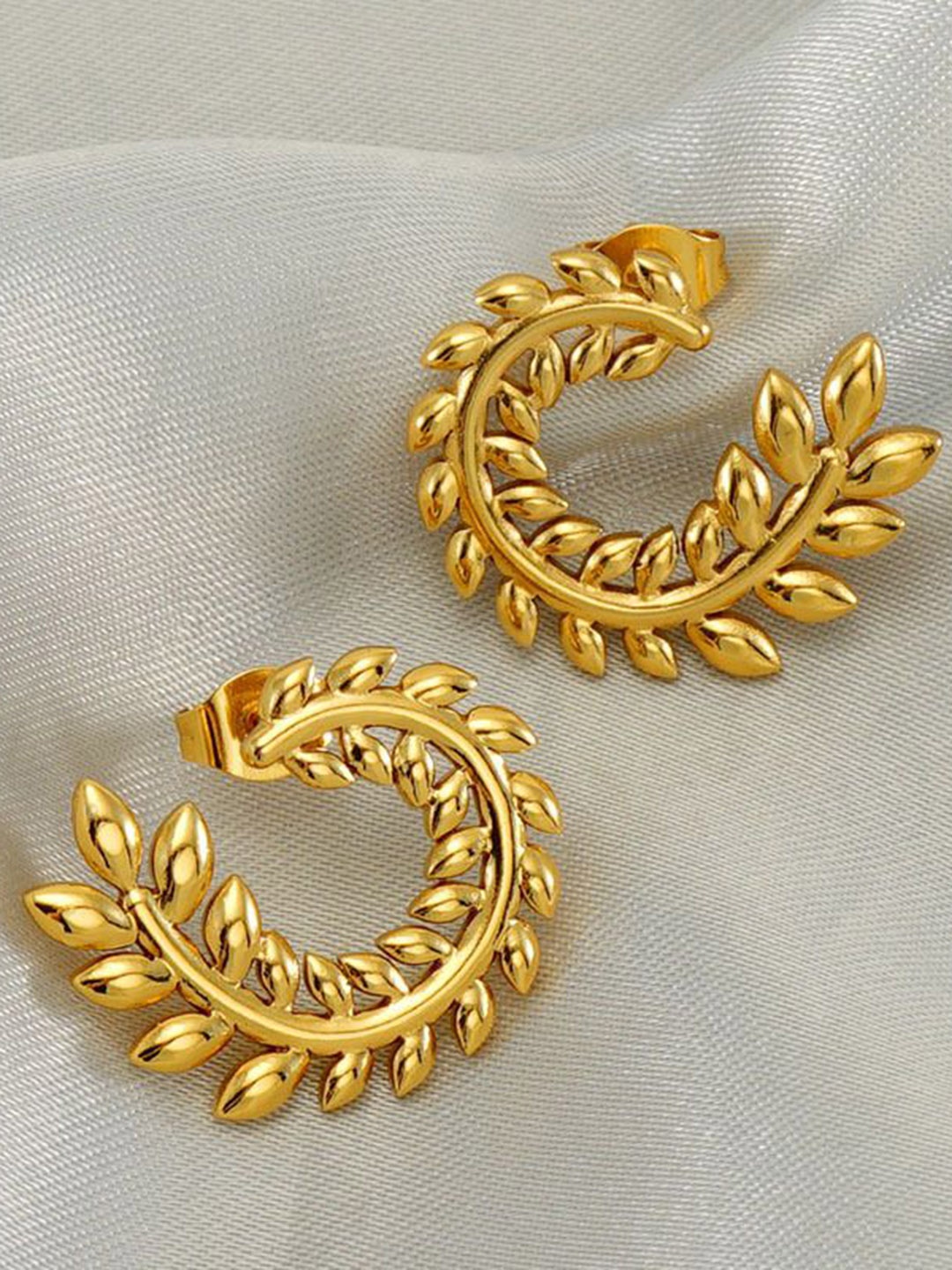 

Just Lil Things Contemporary Half Hoop Earrings, Multi