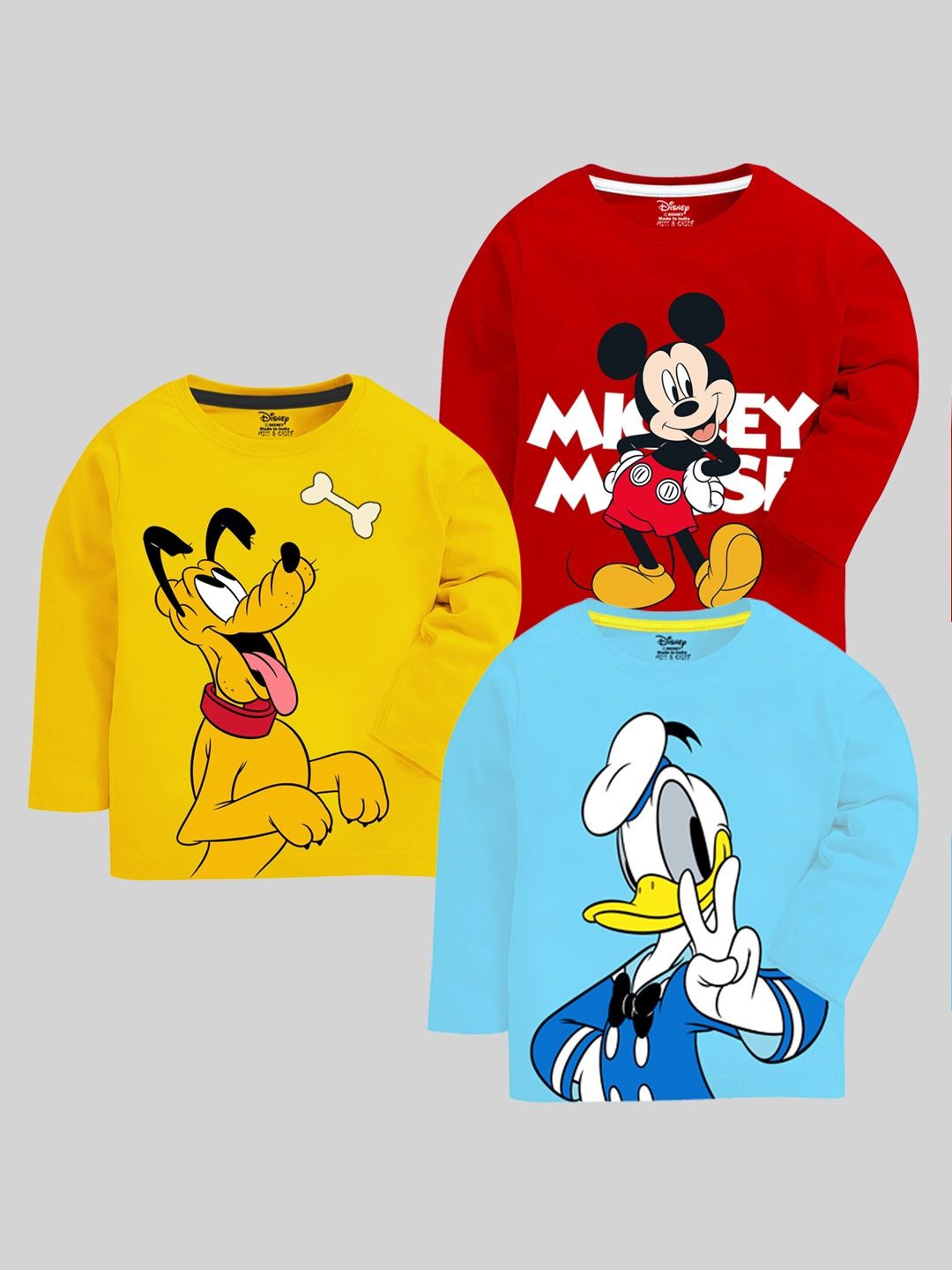 

Disney By Miss and Chief Boys 3 Printed Applique T-shirt, Multi