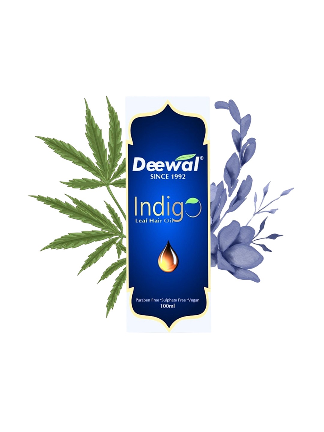 

DEEWAL Indigo Leaf Hair Oil- 100 ml, Na