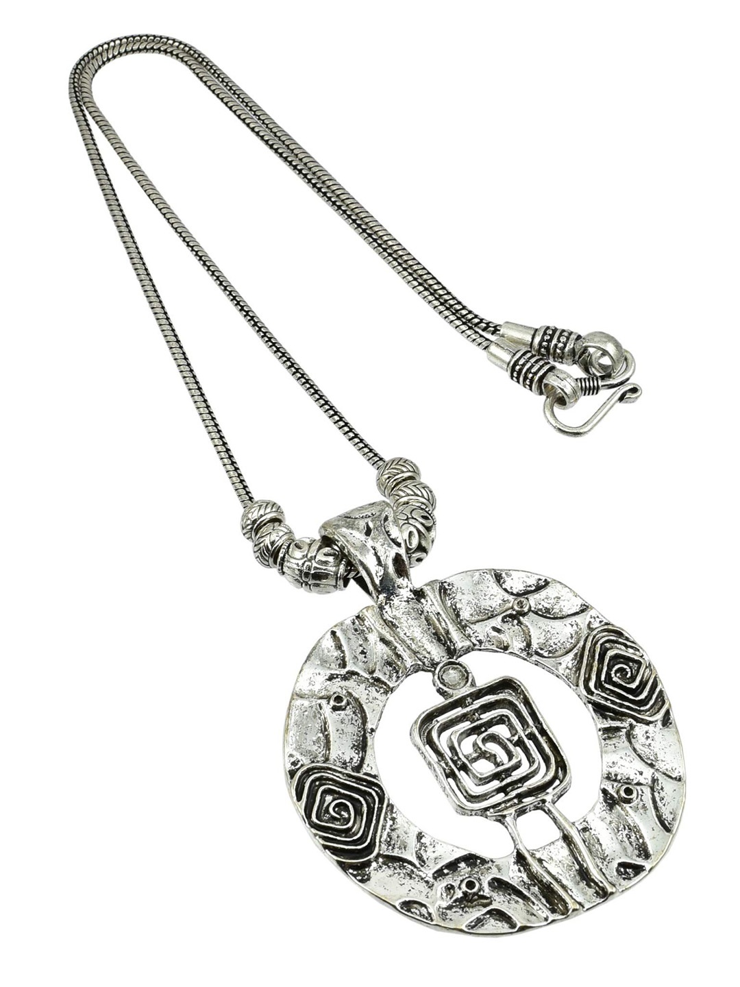 

HIGH TRENDZ Handcrafted Necklace, Silver