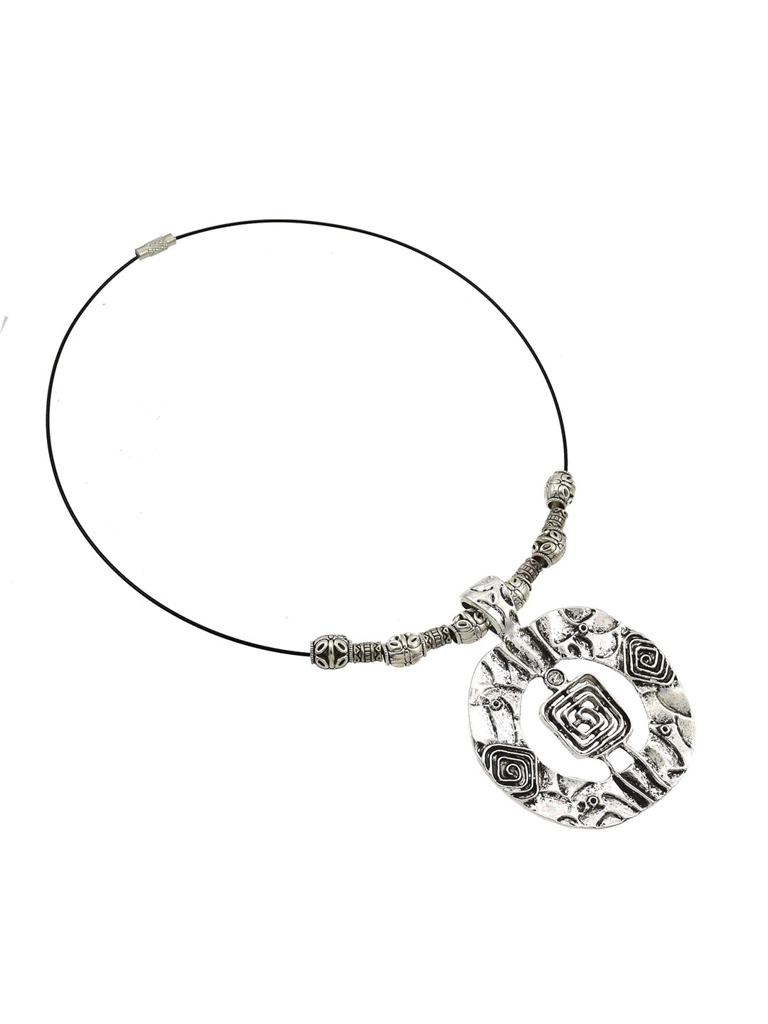 

HIGH TRENDZ Handcrafted Necklace, Silver