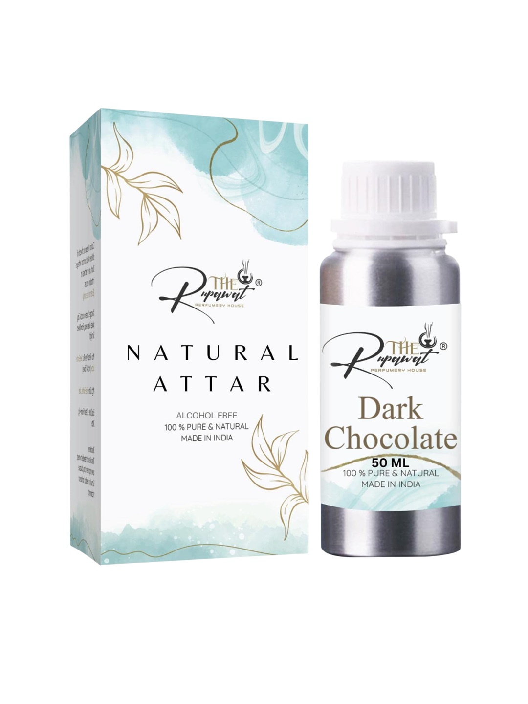 

THE RUPAWAT Dark Chocolate Perfumery House Attar - 50 ml, Transparent