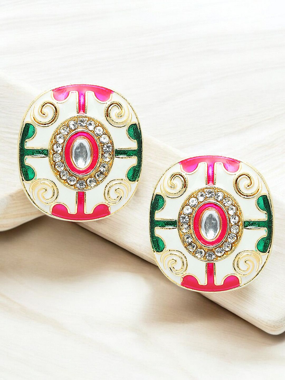 

Anouk Square Studs Earrings, White