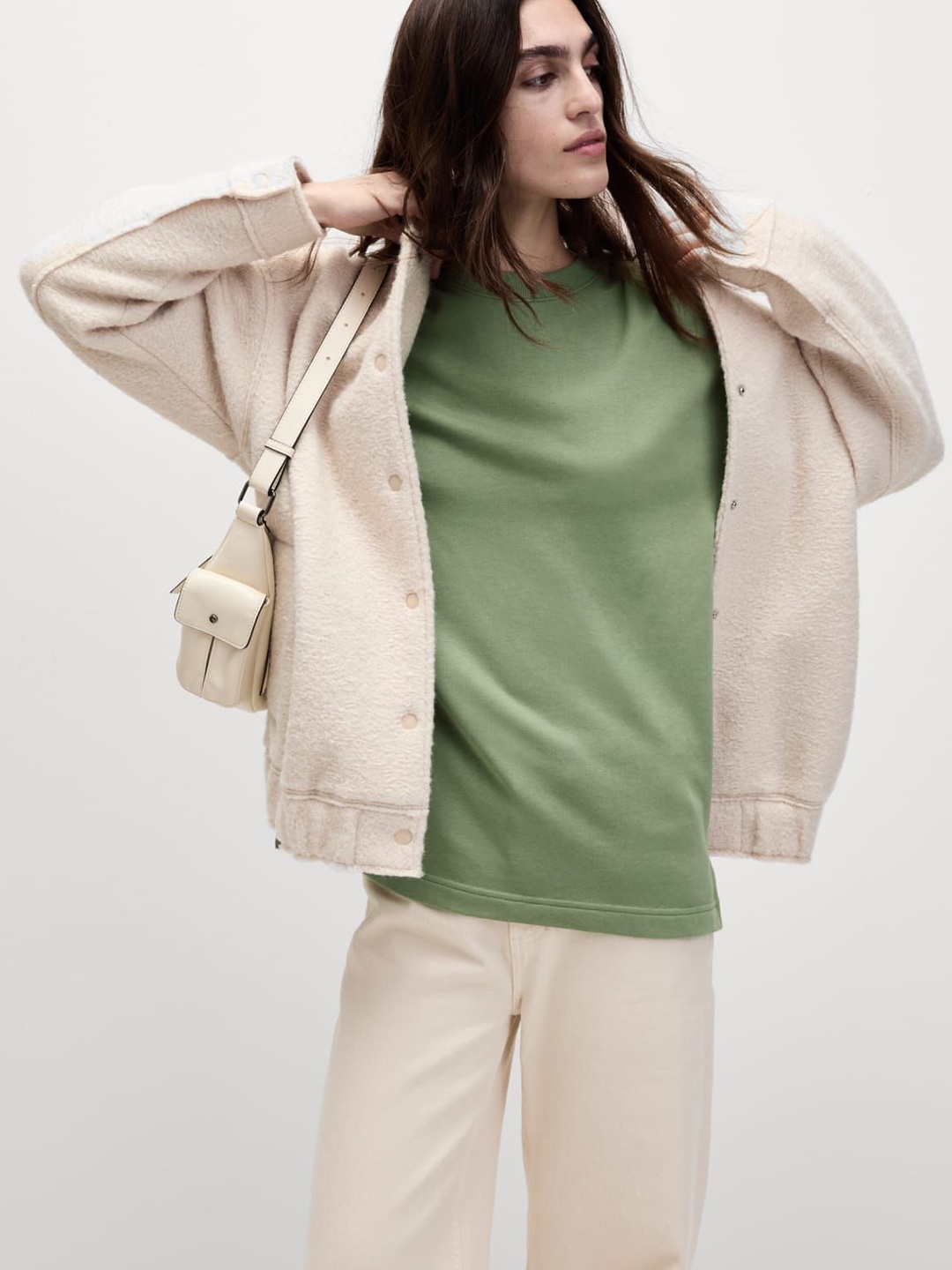 

Marks & Spencer Women Sweatshirt, Green