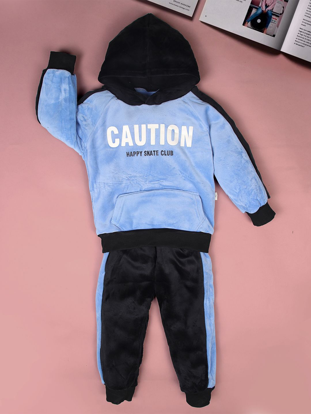 

Bold N Elegant Unisex Kids Colourblocked, Blue