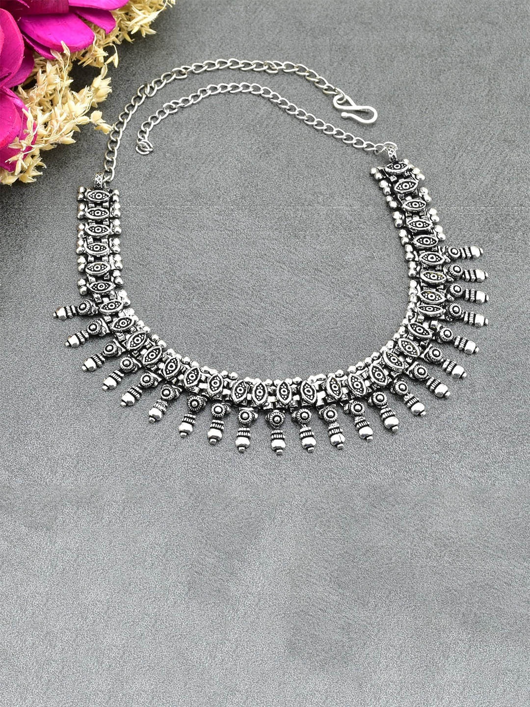 

HIGH TRENDZ German Silver Handcrafted Necklace