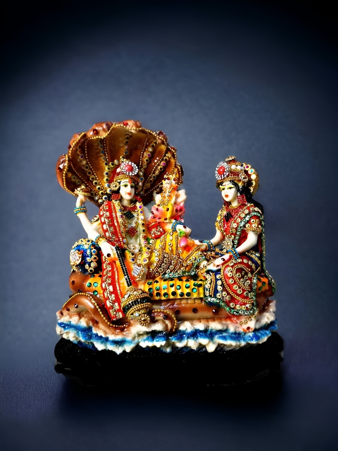 

Vrinban International Gold-Toned Religious Idol Showpiece
