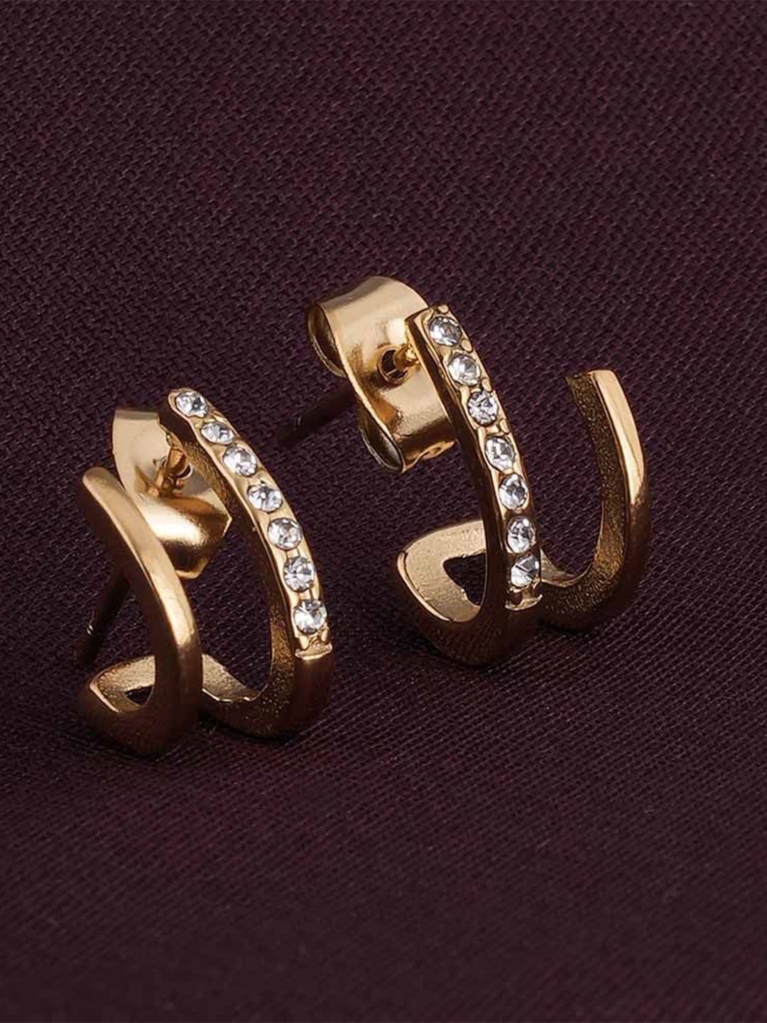 

PALMONAS Classic Drop Earrings, Gold