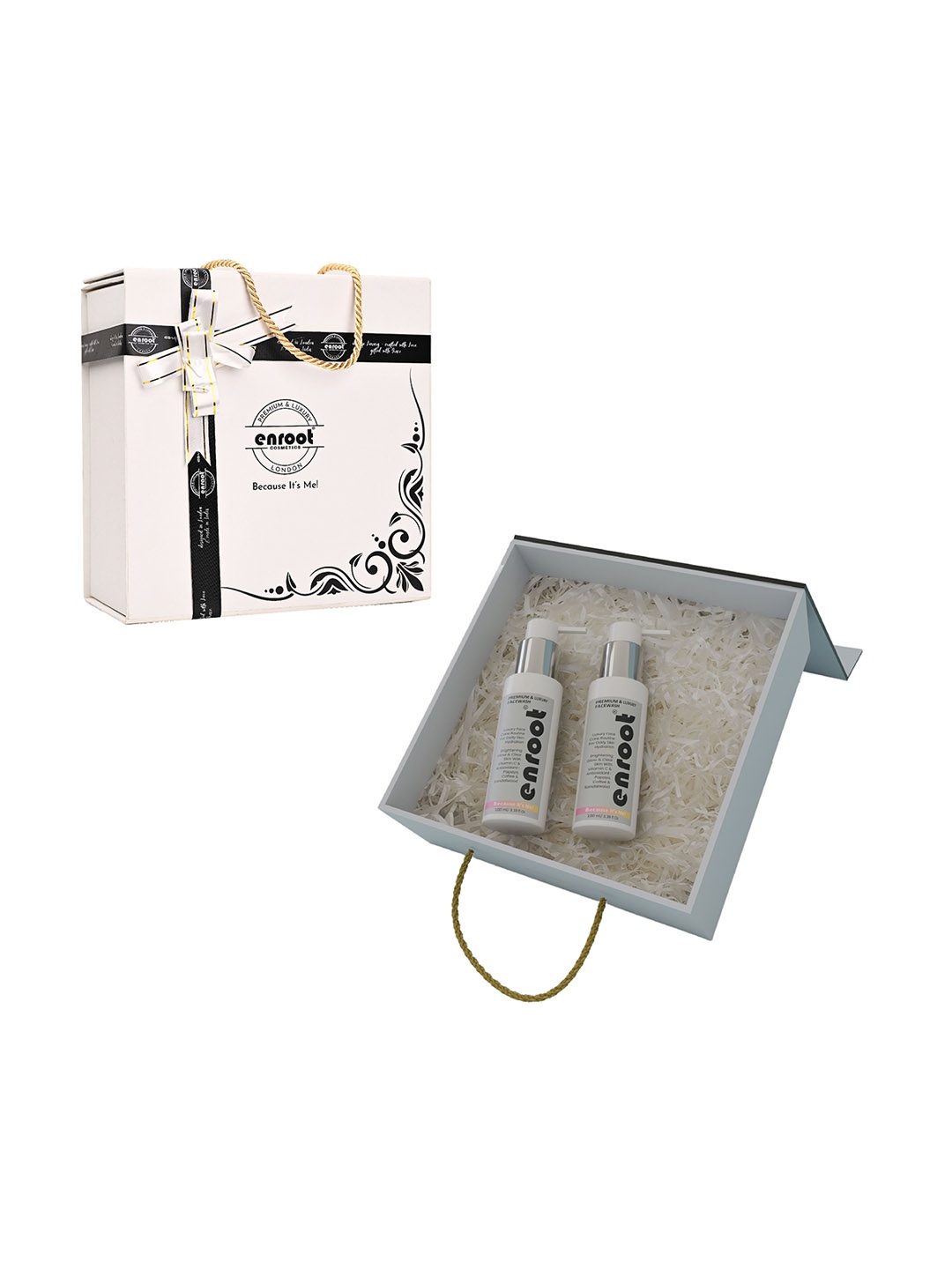 

Enroot Set Of 2 Premium & Luxury Face Wash - 100 ml Each, White