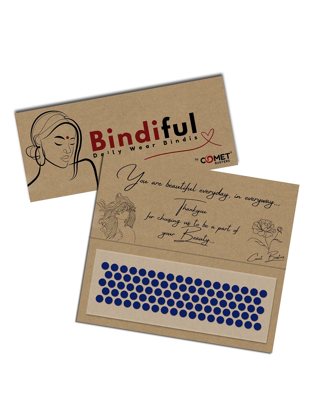 

Comet Busters Bindiful Traditional Bindi - Navy Blue