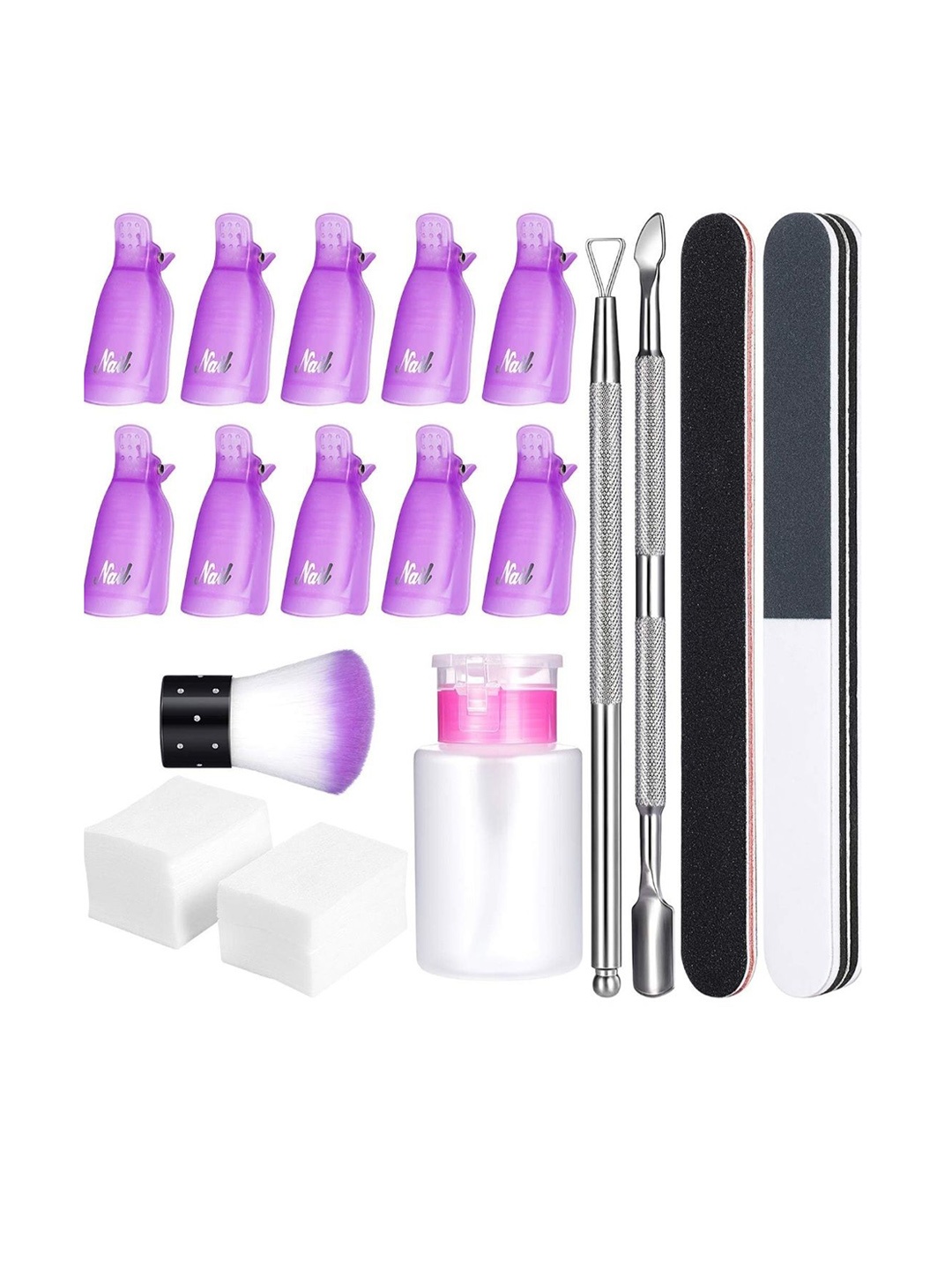 

RANORE Nail Polish Gel Remover Tools Kit Nail Art, Multi