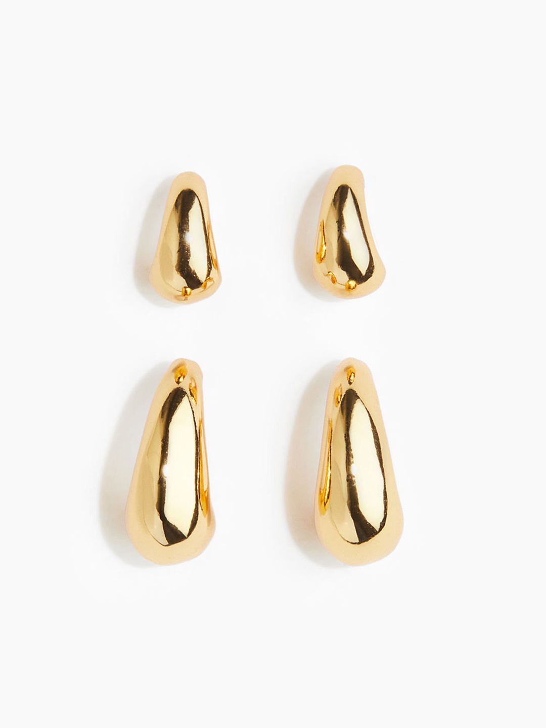 

H&M 2-Pairs Gold-Plated Earrings