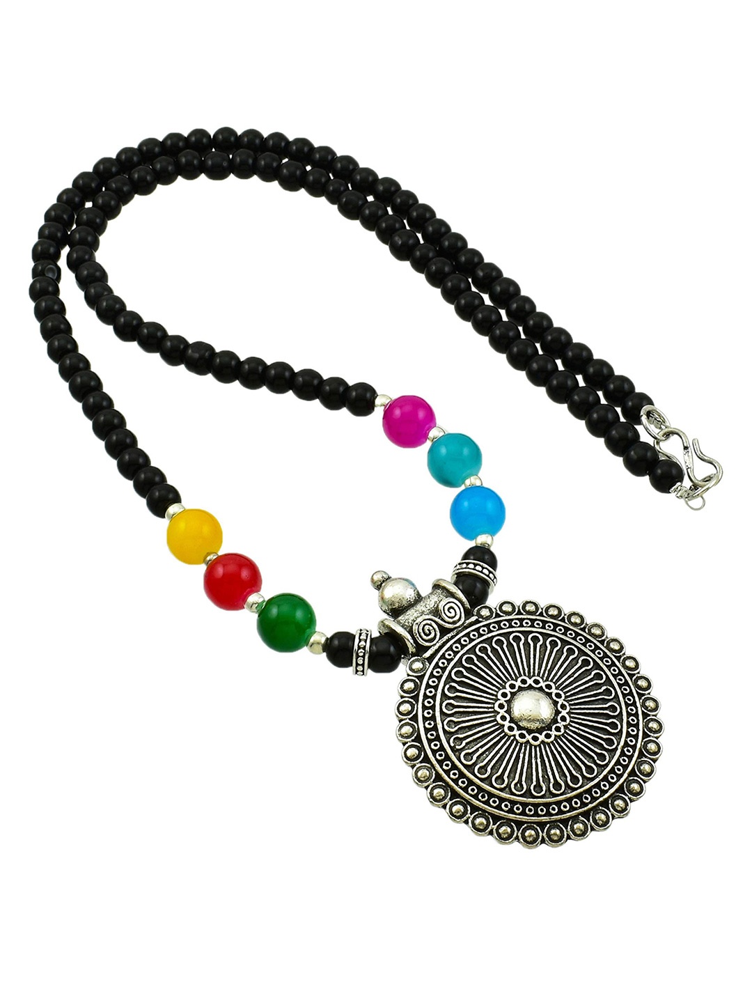 

HIGH TRENDZ Silver-Plated Handcrafted Necklace