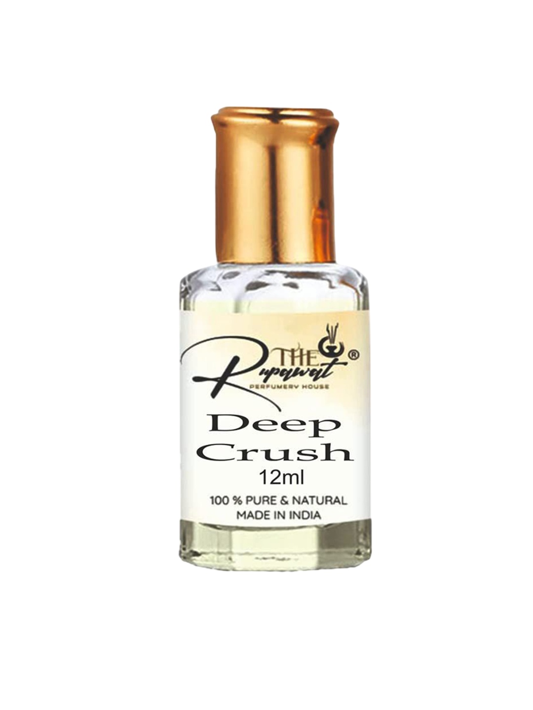 

THE RUPAWAT Perfumery House Deep Crush 100% Natural & Pure Alcohol Free Attar - 12 ml, Transparent