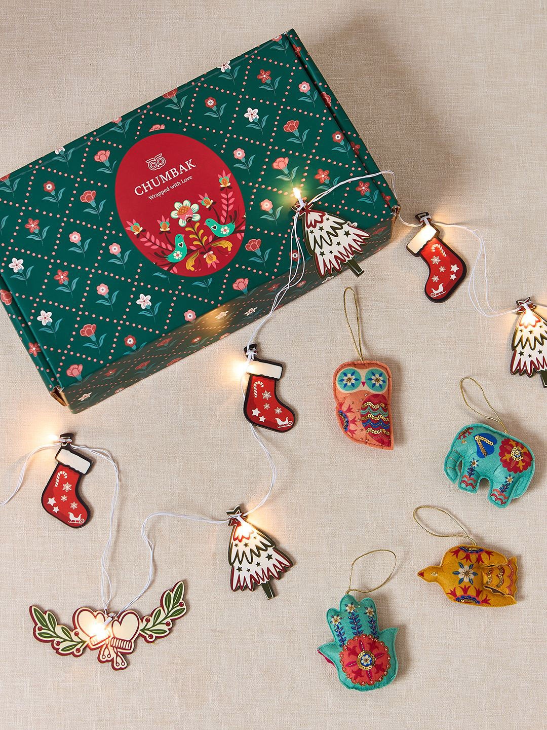 

Chumbak Set of 5 Charms Home Gift Sets, Green
