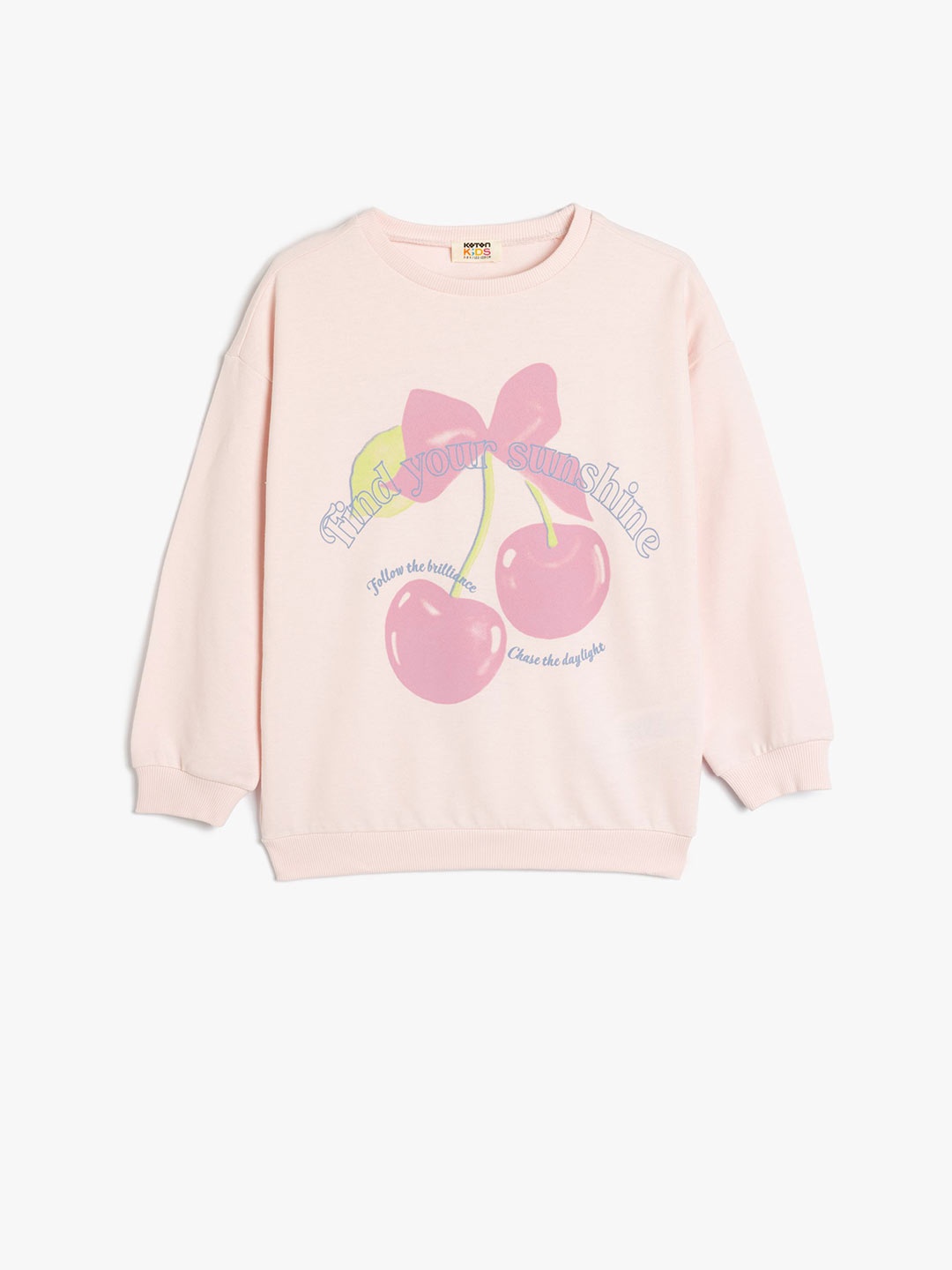

Koton Girls Printed Sweatshirt, Pink