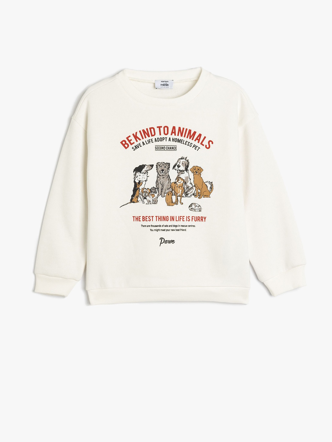 

Koton Boys Printed Sweatshirt, Beige