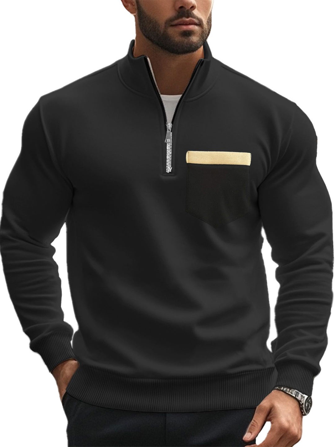 

StyleCast x Revolte Men Sweatshirt, Black