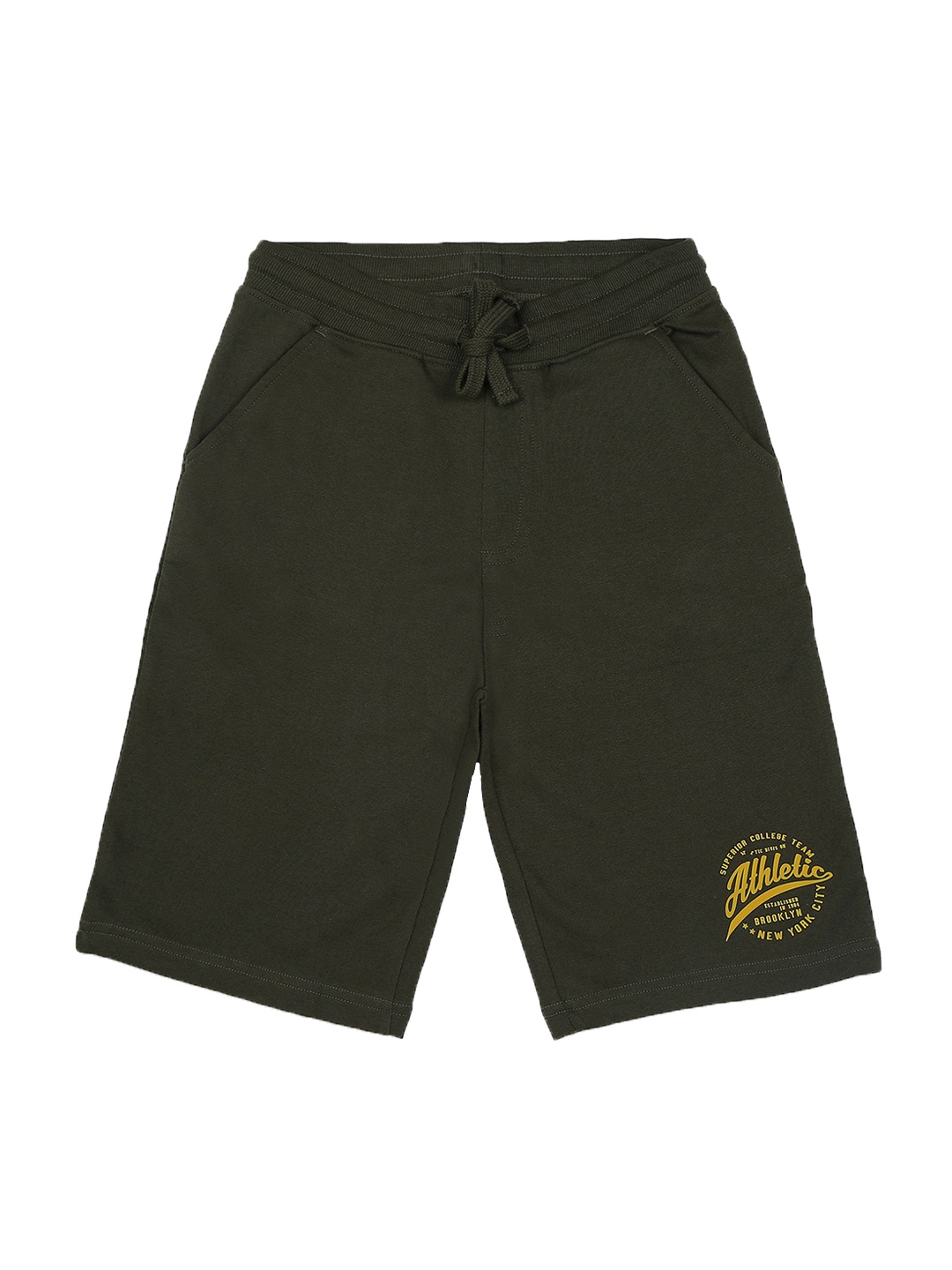 

Billion Boys Cotton Regular Fit Shorts, Olive
