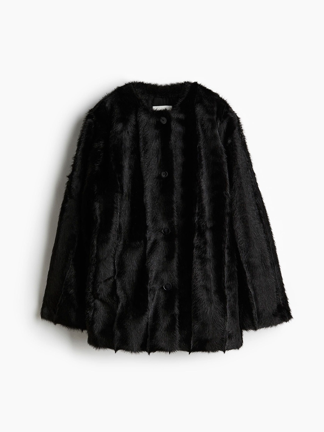

H&M Fluffy Jacket, Black
