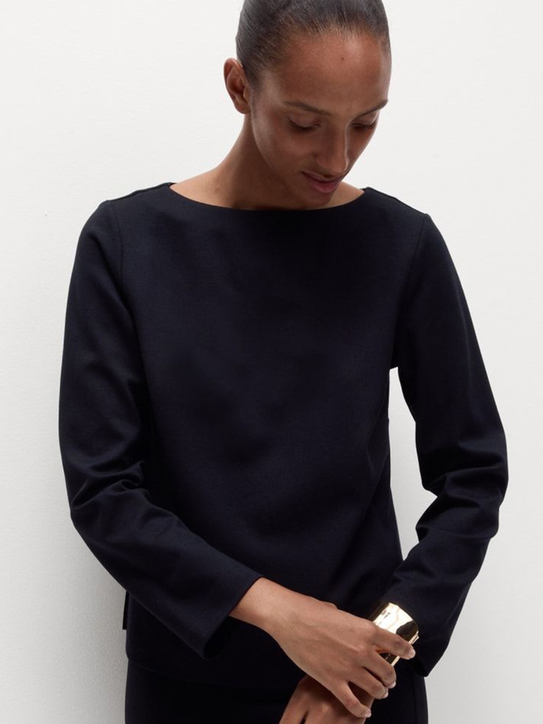 

Marks & Spencer Longline Top, Black