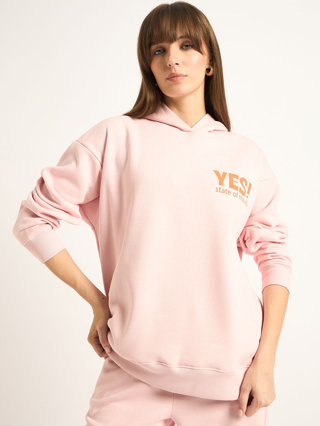 

FEMMELLA Women Hooded Sweatshirt, Pink