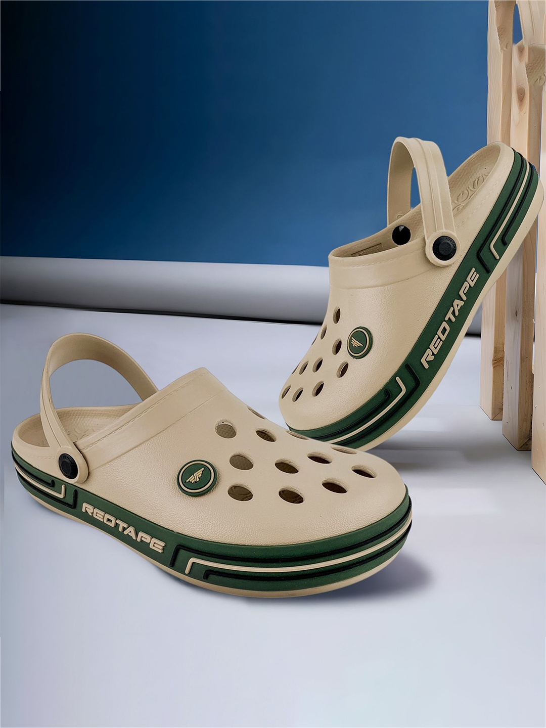 

Red Tape Men Comfort Clogs, Beige