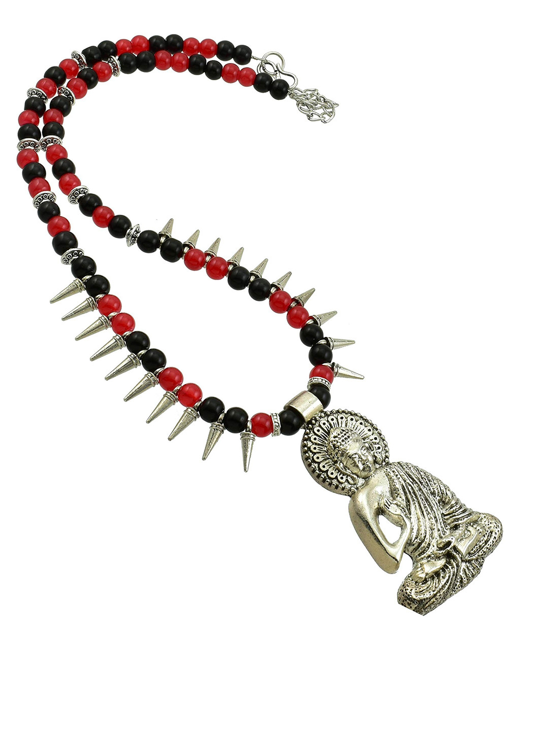 

HIGH TRENDZ Silver-Plated Handcrafted Necklace