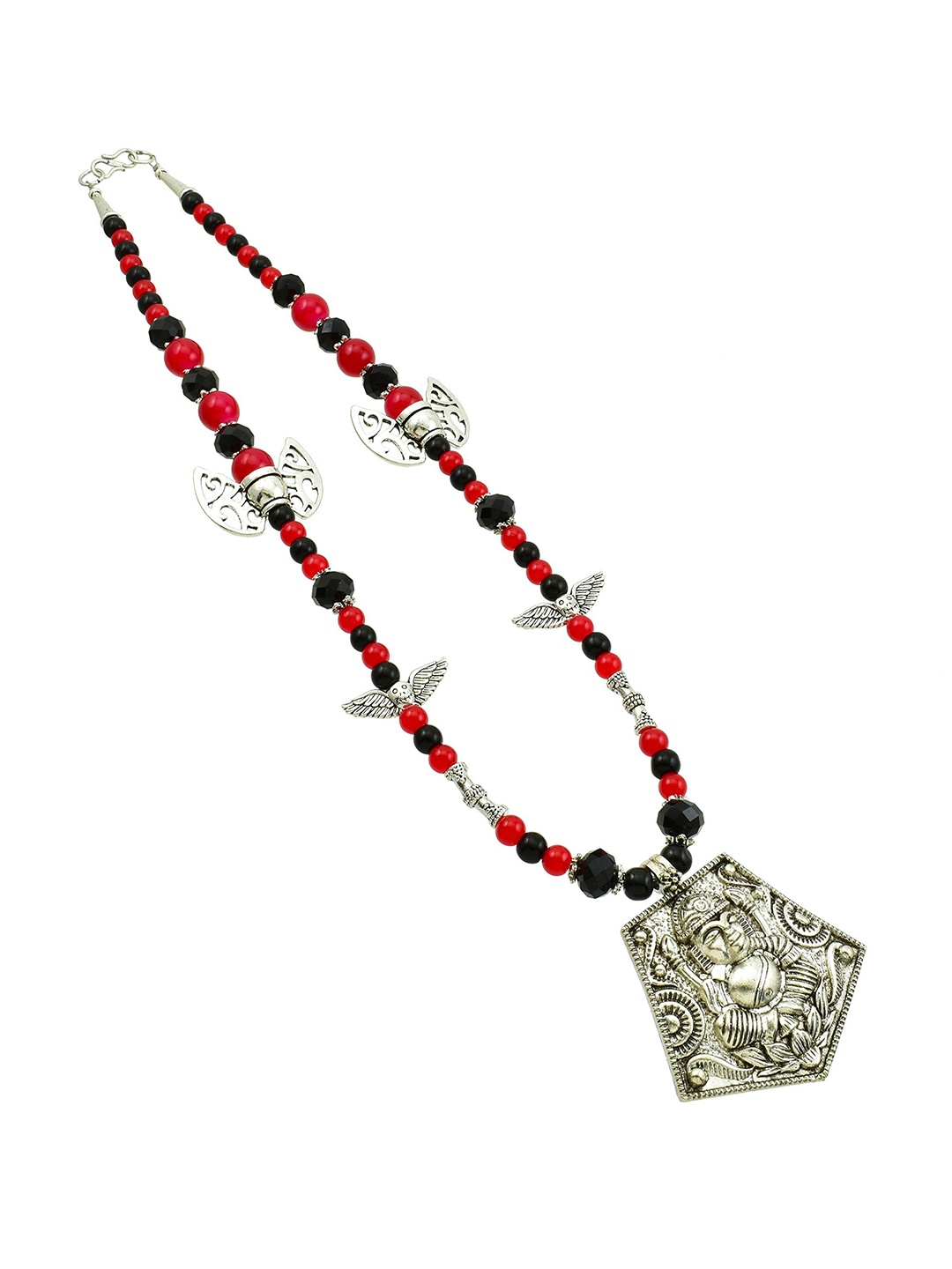 

HIGH TRENDZ Silver-Plated Handcrafted Necklace