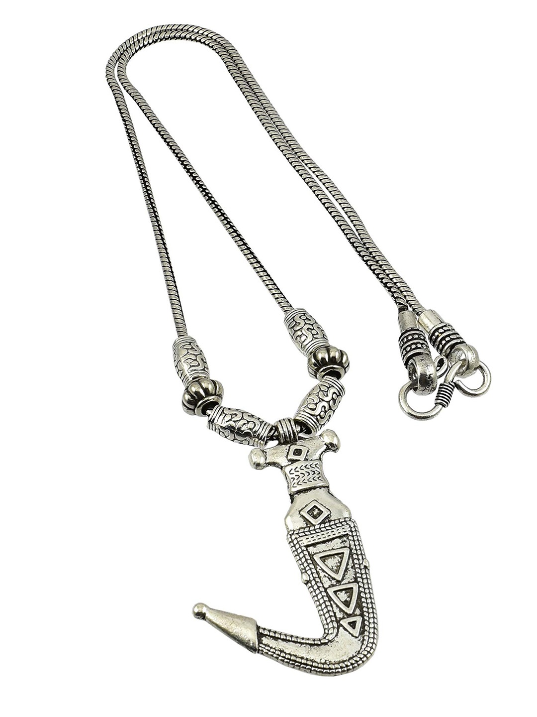 

HIGH TRENDZ Silver-Plated Handcrafted Necklace