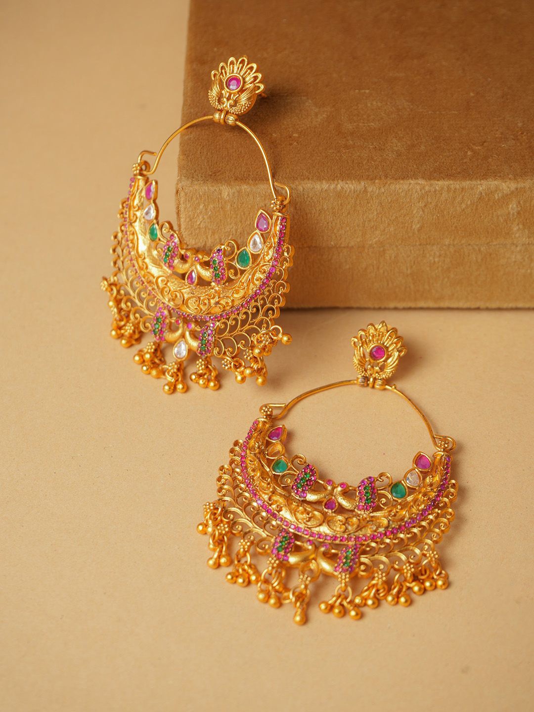 

VIRAASI Circular Hoop Earrings, Gold