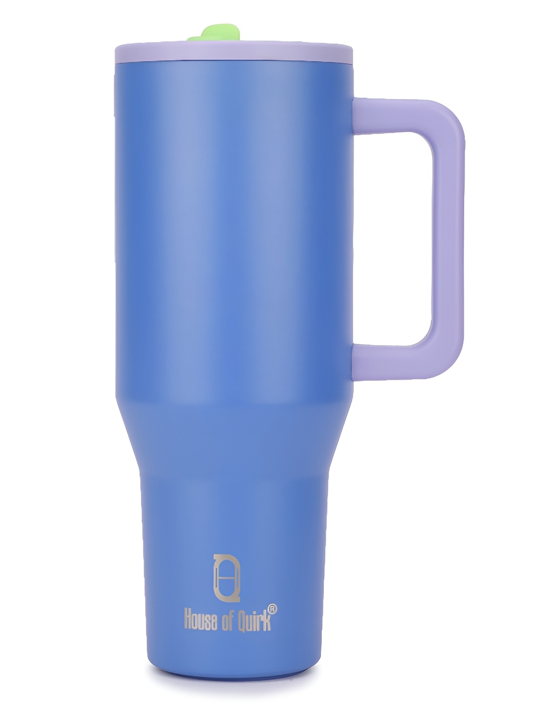 

HOUSE OF QUIRK Blue Single Stainless Steel Double Wall Vacuum Tumbler with Handle 1.2 L