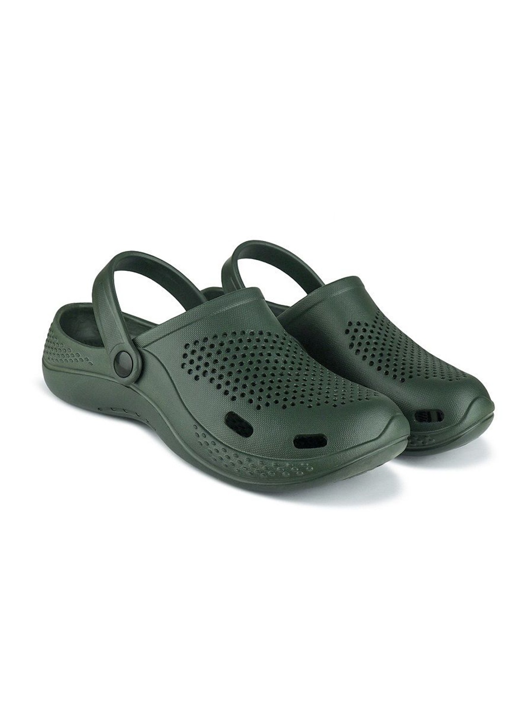 

Bersache Men Ultra Soft Rubber Clogs, Green