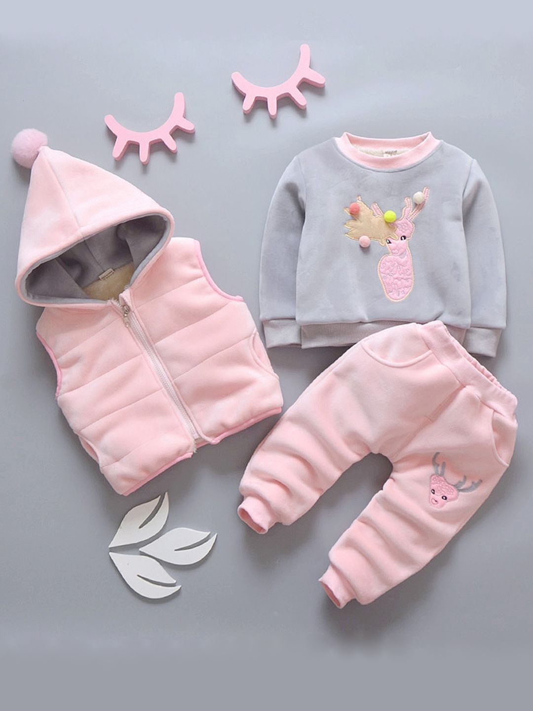 

Bold N Elegant Unisex Kids Embellished, Pink