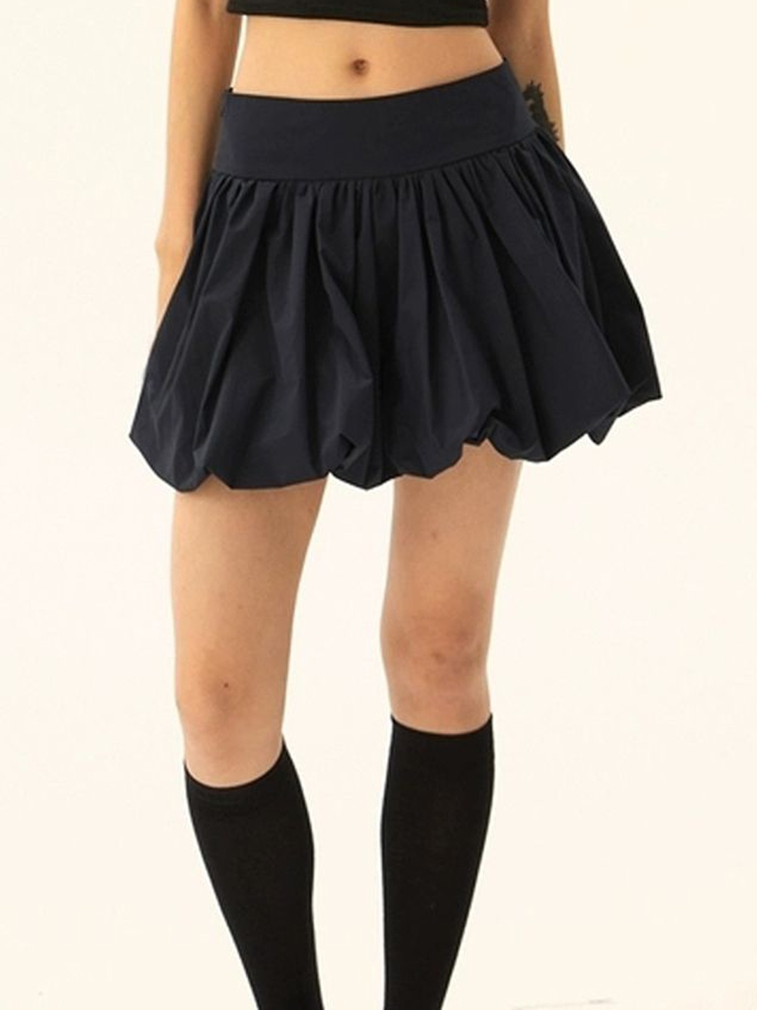 

LULU & SKY Women A-Line Mini Skirt, Black