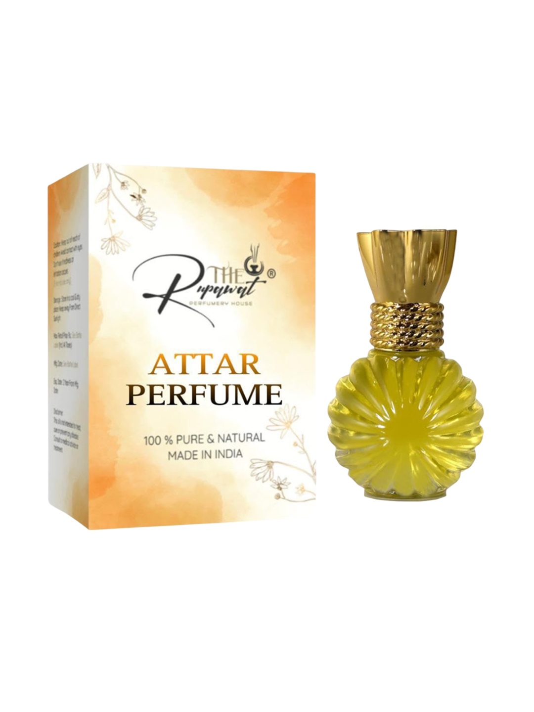 

THE RUPAWAT Perfumery House Dahn Al oudh Premium 100% Natural Alcohol Free Attar - 12 ml, Transparent