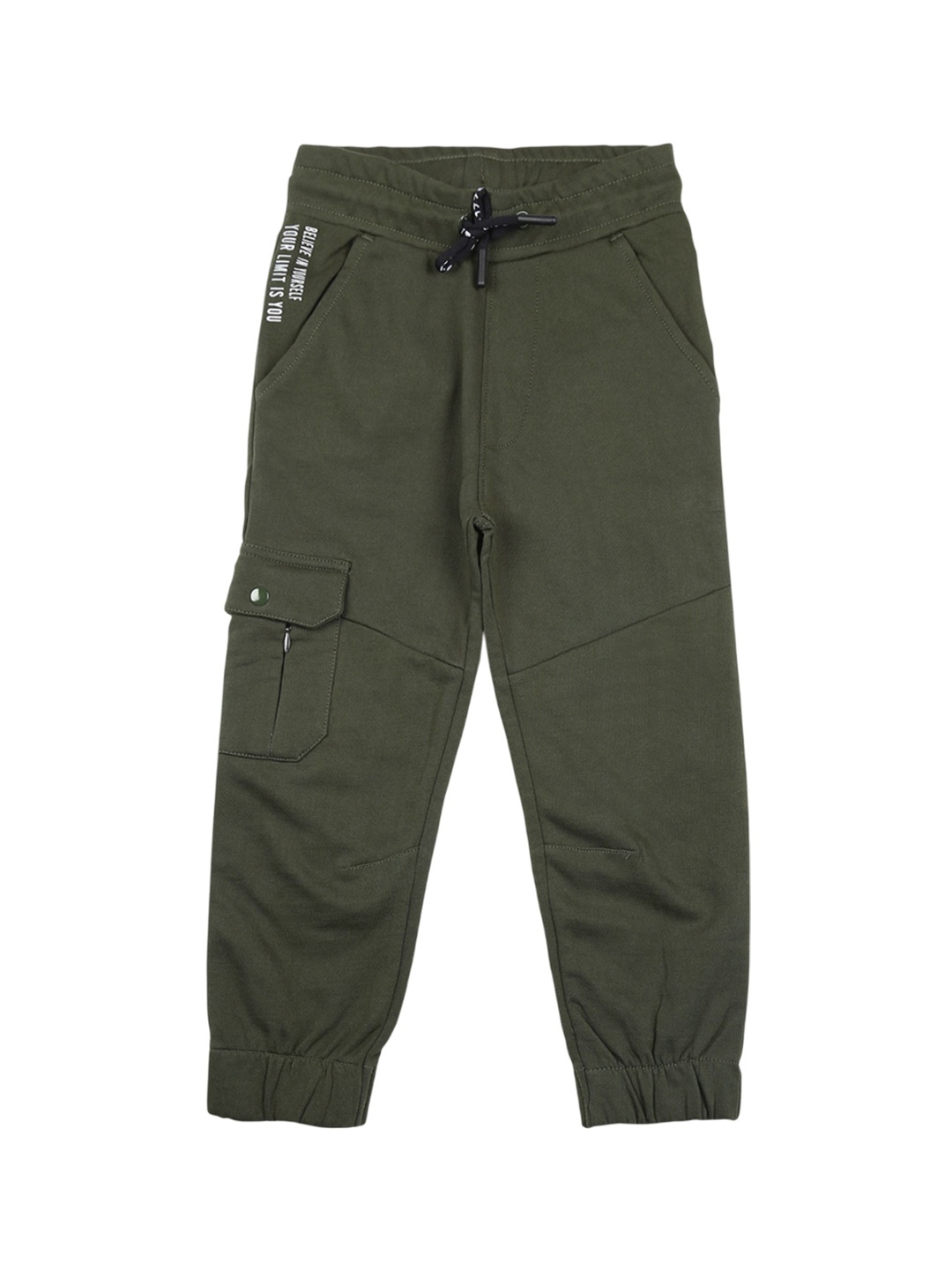 

Billion Boys Cotton Relaxed-Fit Track Pants, Olive