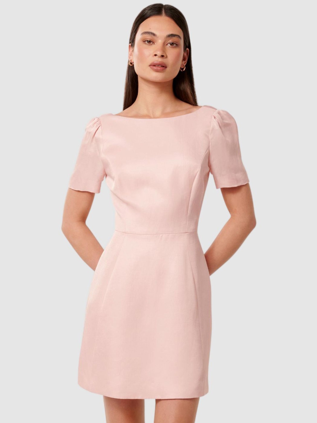 

Forever New Fit & Flare Mini Dress, Pink