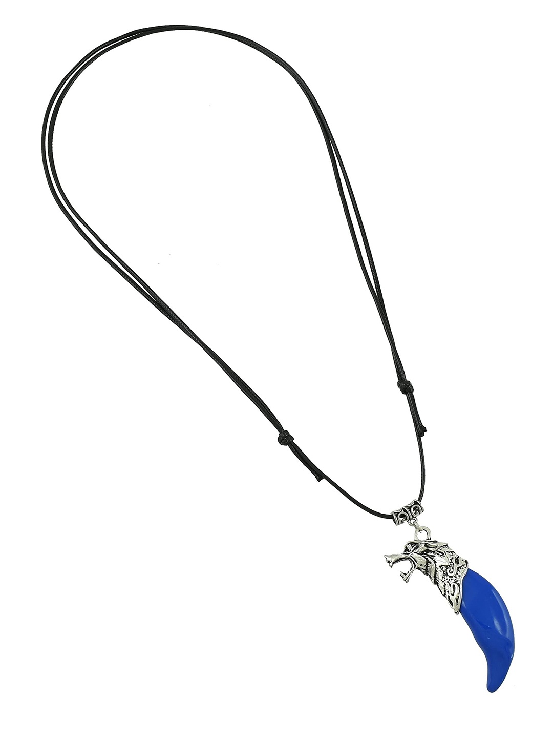 

HIGH TRENDZ Oxidised Necklace, Silver